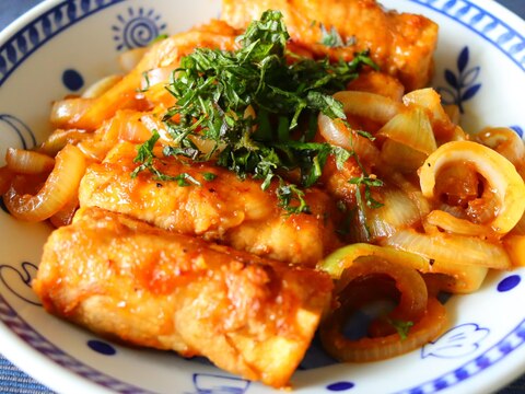 甘辛生姜醤油で仕上げる♪厚揚げの豚肉巻き